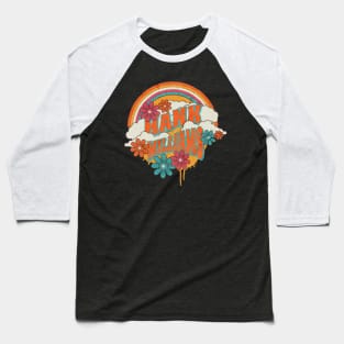 Retro Rainbow // Hank Williams Baseball T-Shirt